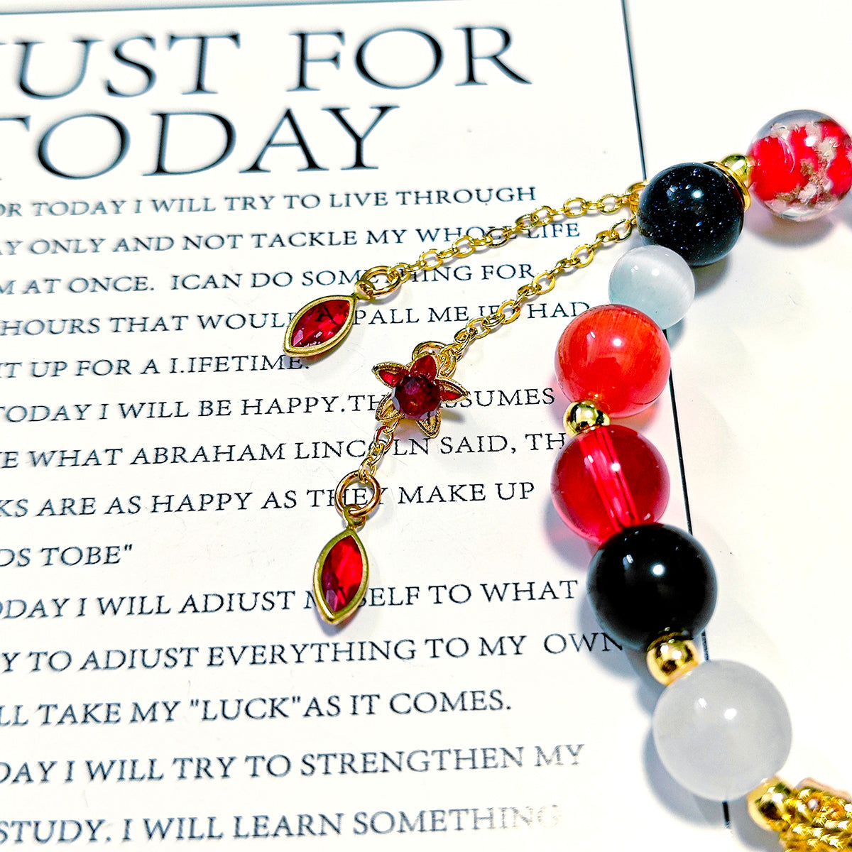 Smile House Fanmade Inspired Handemade Round Bracelet With Fox Beads