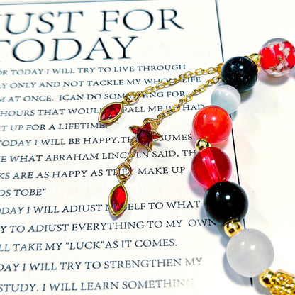 Smile House Fanmade Inspired Handemade Round Bracelet With Fox Beads