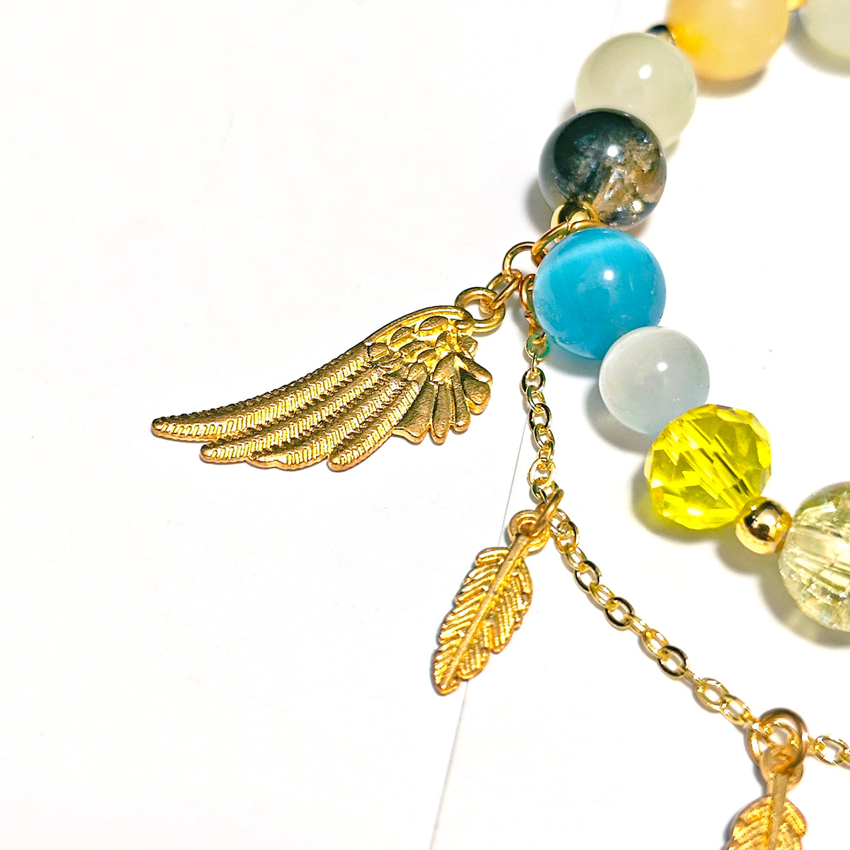Smile House Fanmade Inspired Handemade Yellow Round Bracelet