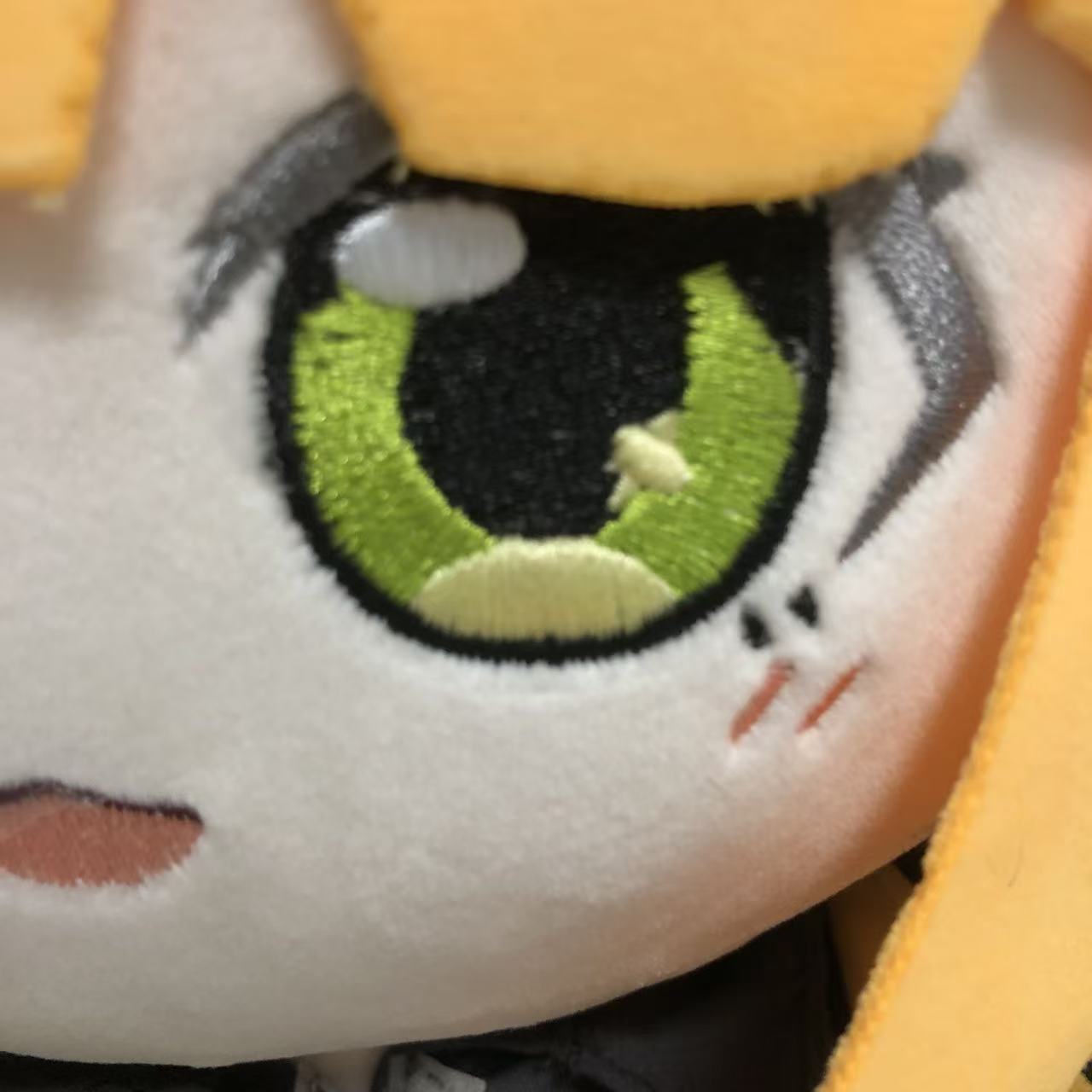 Smile House Fanart With Clothes Plushies Big Eyes Ver Yellow Hair Plush Doll 30CM Normal Ver