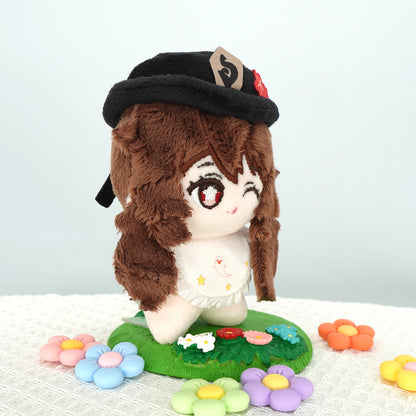 Smile House Genshin Impact Fanart Plushie Hutao Cute Plush Doll 12 CM