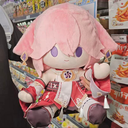 Smile House Fanart Pink Girl Plushies Staring Wave Mouth 40CM Plush Doll