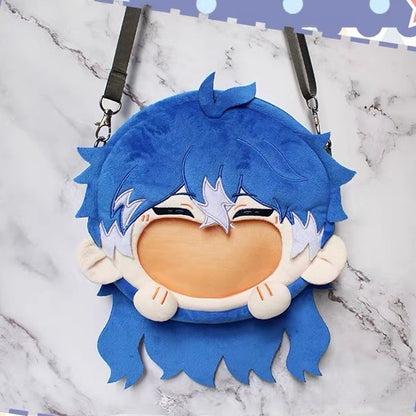 Smile House Fanmade Blue Hair Man Ita Bag Smile Backpack Crossbody Bag