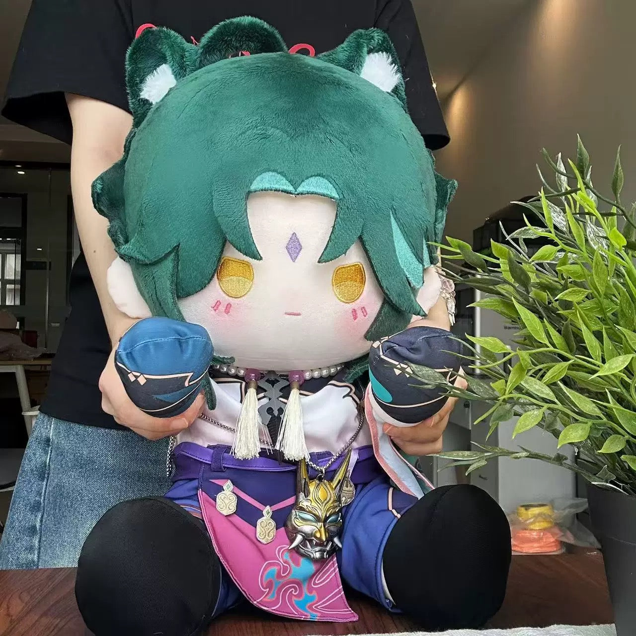 Smile House Genshin Impact Plushies Staring Xiao 40CM Plush Doll
