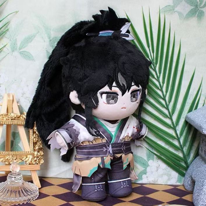 Smile House Fanmade Plushies Black Hair Male 20CM Plush Doll