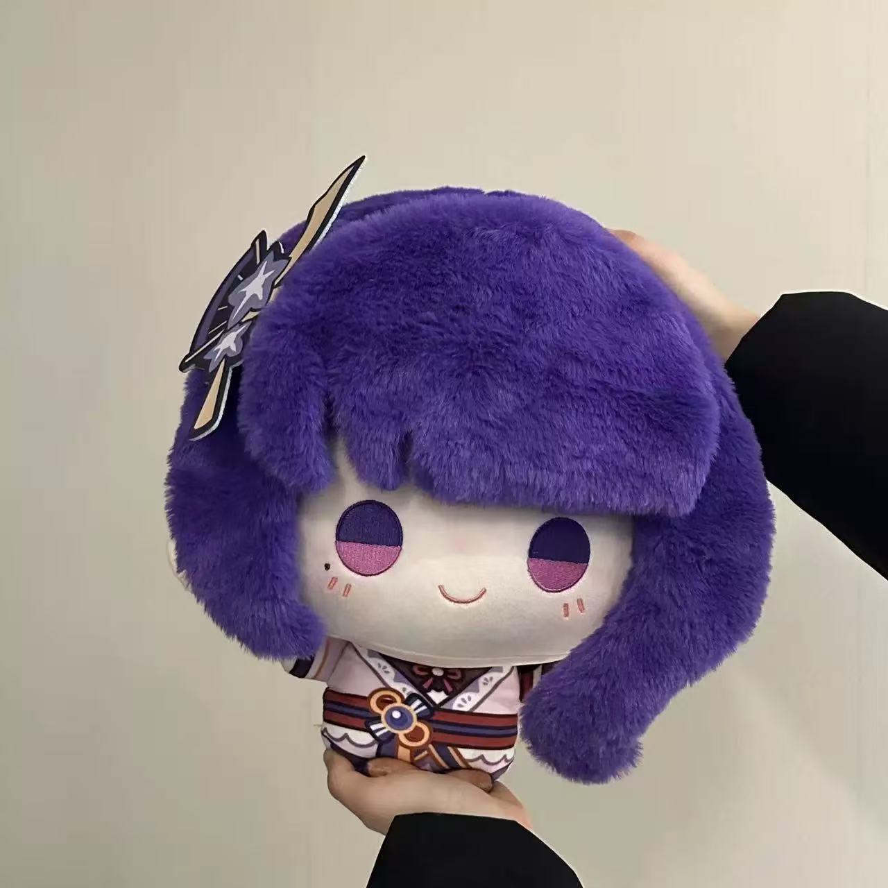 Smile House Fanmade Plushies Female Pruple Big Head 30CM Plush Doll