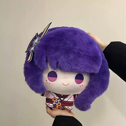 Smile House Fanmade Plushies Female Pruple Big Head 30CM Plush Doll