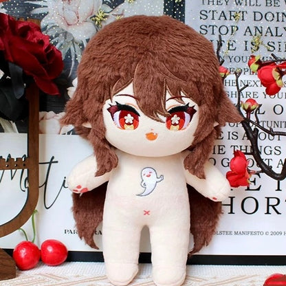 Smile House Genshin Impact Plushies Hutao Cherries Snow-Laden 20CM Plush Doll