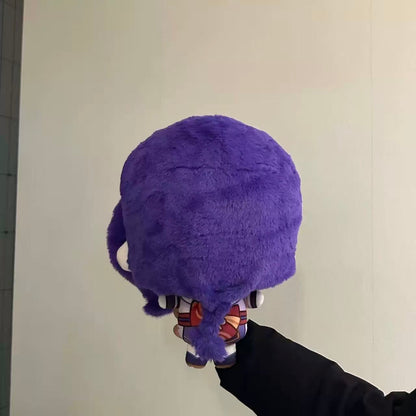 Smile House Fanmade Plushies Female Pruple Big Head 30CM Plush Doll