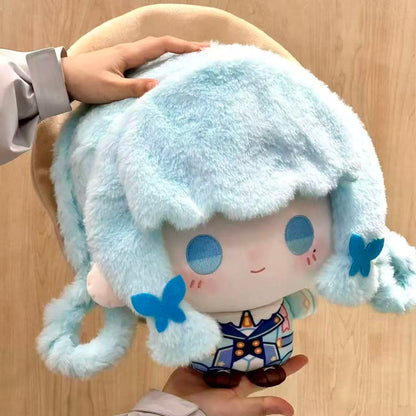 Smile House Fanmade Plushies Female Light Blue Big Head 30CM Plush Doll