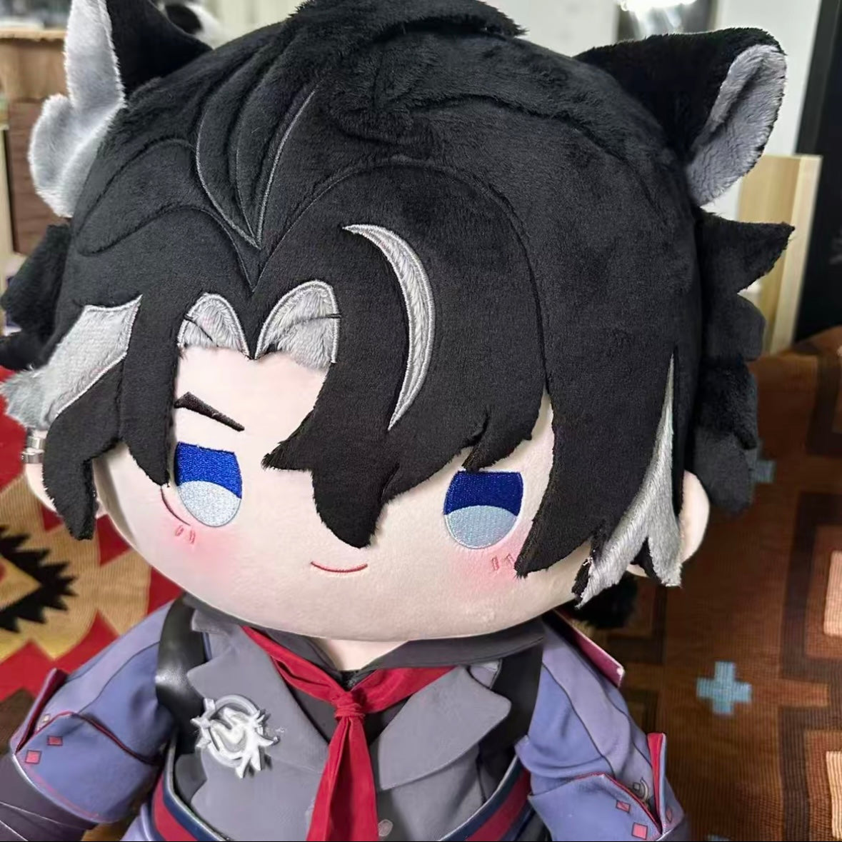 Smile House Genshin Impact Plushies Wriothesley Staring Eyes 40CM Plush Doll