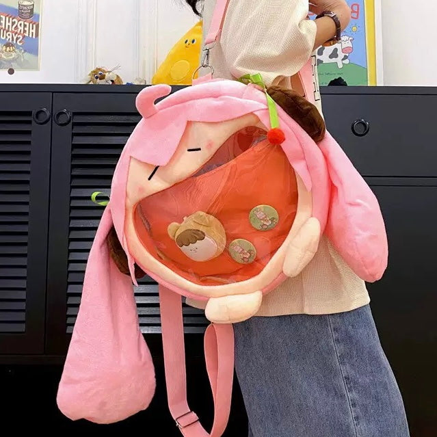 Smile House Pink V Singer Classic Crossbody Bag Backpack