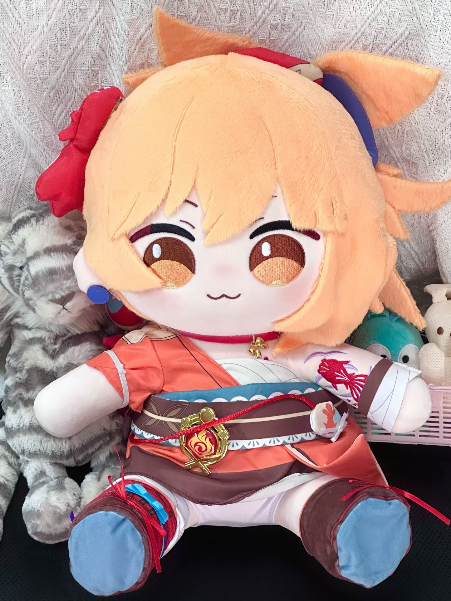 Smile House Genshin Impact Plushies Cute Yoimiya 40CM Plush Doll
