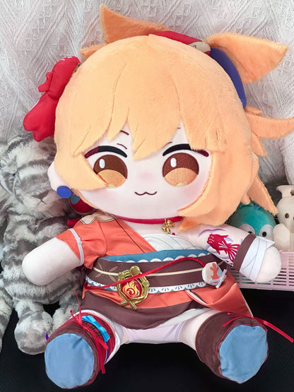 Smile House Genshin Impact Plushies Cute Yoimiya 40CM Plush Doll