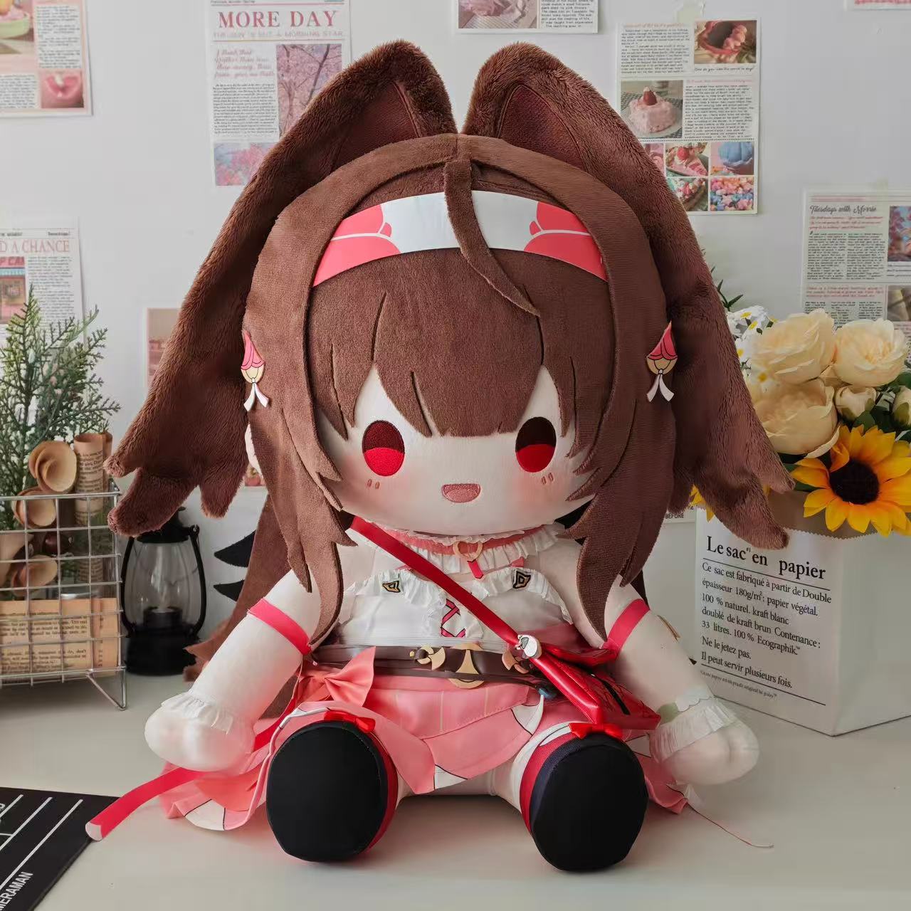 Smile House Fanart Plushies 40CM Staring Eyes With Bag Plush Doll Style14