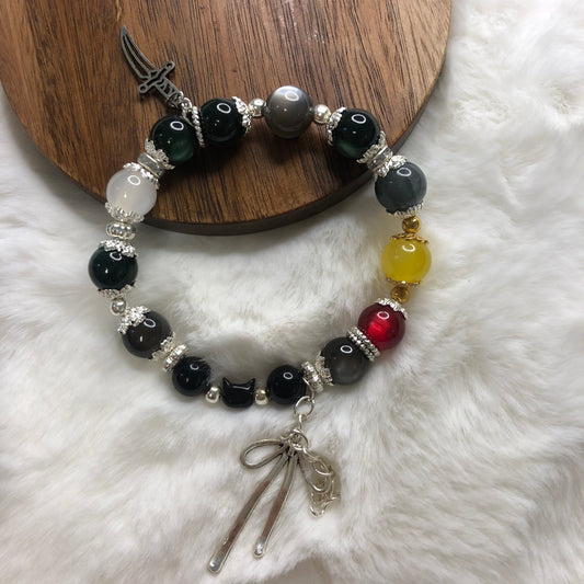 Free Shipping Smile House Handemade Fanmade Female Inspired Round Bracelet