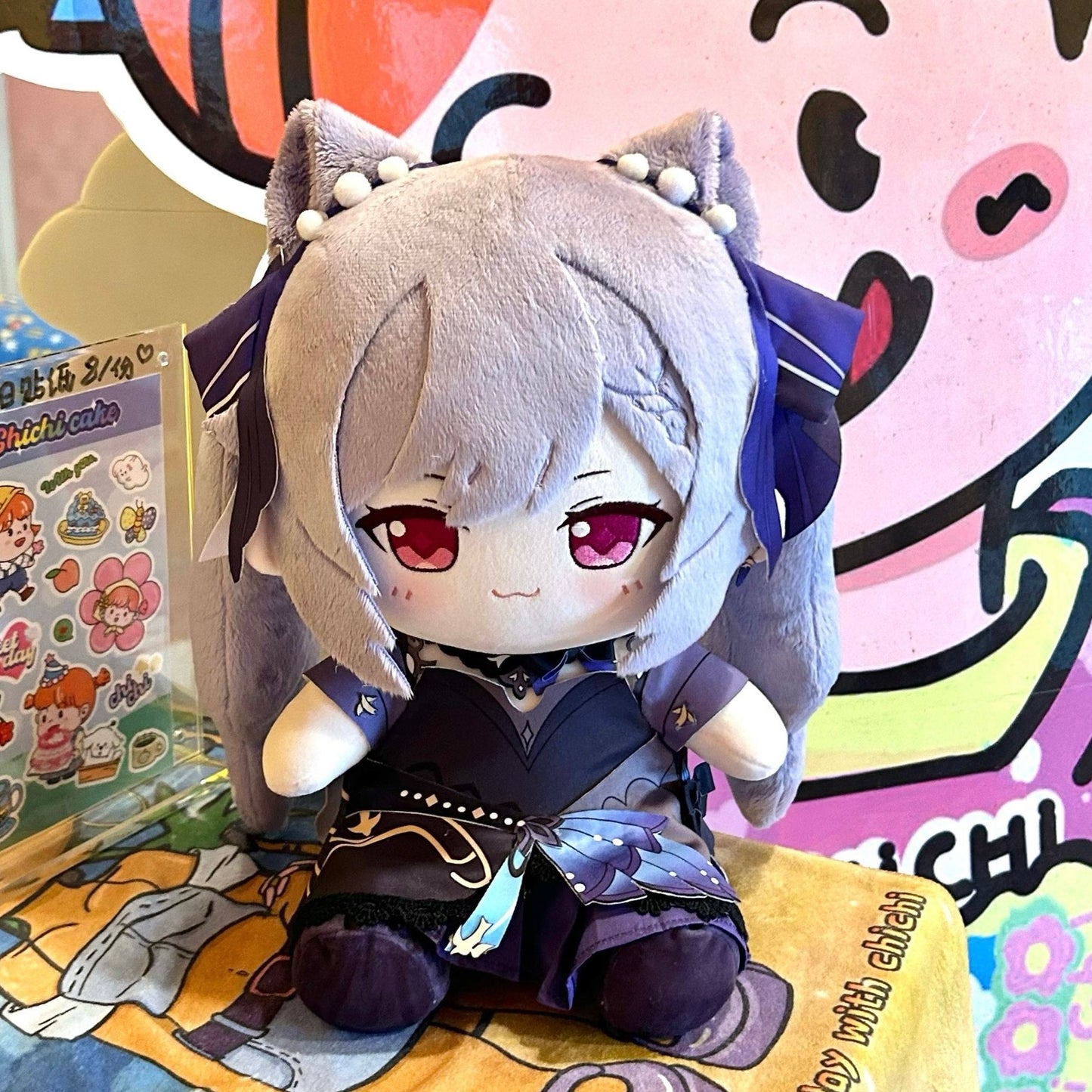 Smile House Genshin Impact Plushies Keqing Skin 30CM Plush Doll