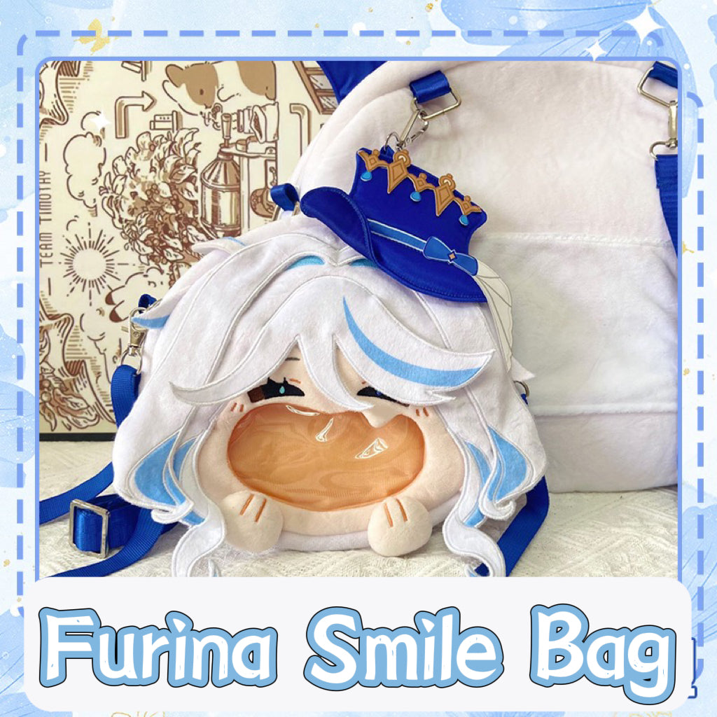 Smile House Game Genshin Impact Furina Forcalors Backpack Crossbody Bag