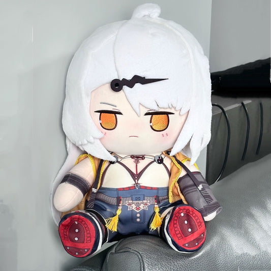 IN Stock FREE SHIPPING Smile House Fanart Plushtoy Sitting Plushies Orange Eyes Big Eyes Plush Doll 40CM