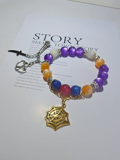 Smile House Kpop Demon Hunters Huntrix Rumi~How It's Done~ Performance Inspired Round Beads Bracelet