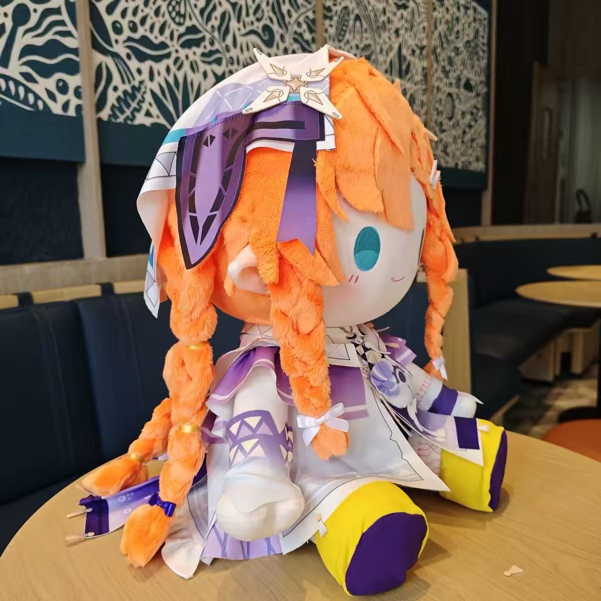 Smile House Fanart Plushies 40CM Staring Eyes Orange Hair Plush Doll Style16
