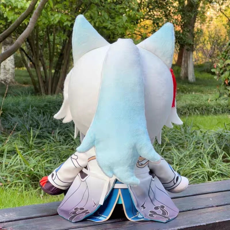 Smile House Fanmade Plushies Cat Ears Blue Ponytail Staring Ver 40CM Sitting Plush Doll