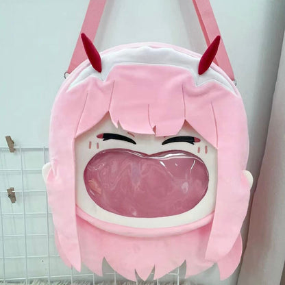 Smile House DARLING in the FRANXX Zero Two CODE:002 Crossbody Bag Backpack