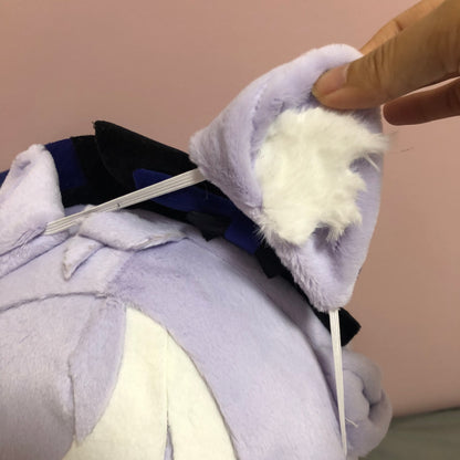 FREE SHIPPING Smile House Fanart Plushtoy Cat Ears Plushies Vi Big Eyes Plush Doll 40CM With Removable Cat Ears