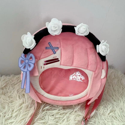 Smile House Re:Life in a different world from zero Ram Backpack Crossbody Bag