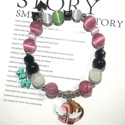 Smile House Game Fanmade Inspired Female Bracelet Backpack Accessory
