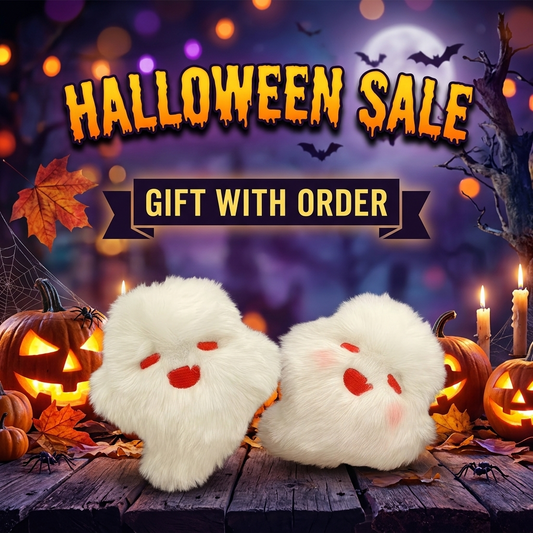 【Halloween Gift With Order】Smile House HALLOWEEN SALE Gift With Order Ghost Plush Limited 100pcs （one piece one order）