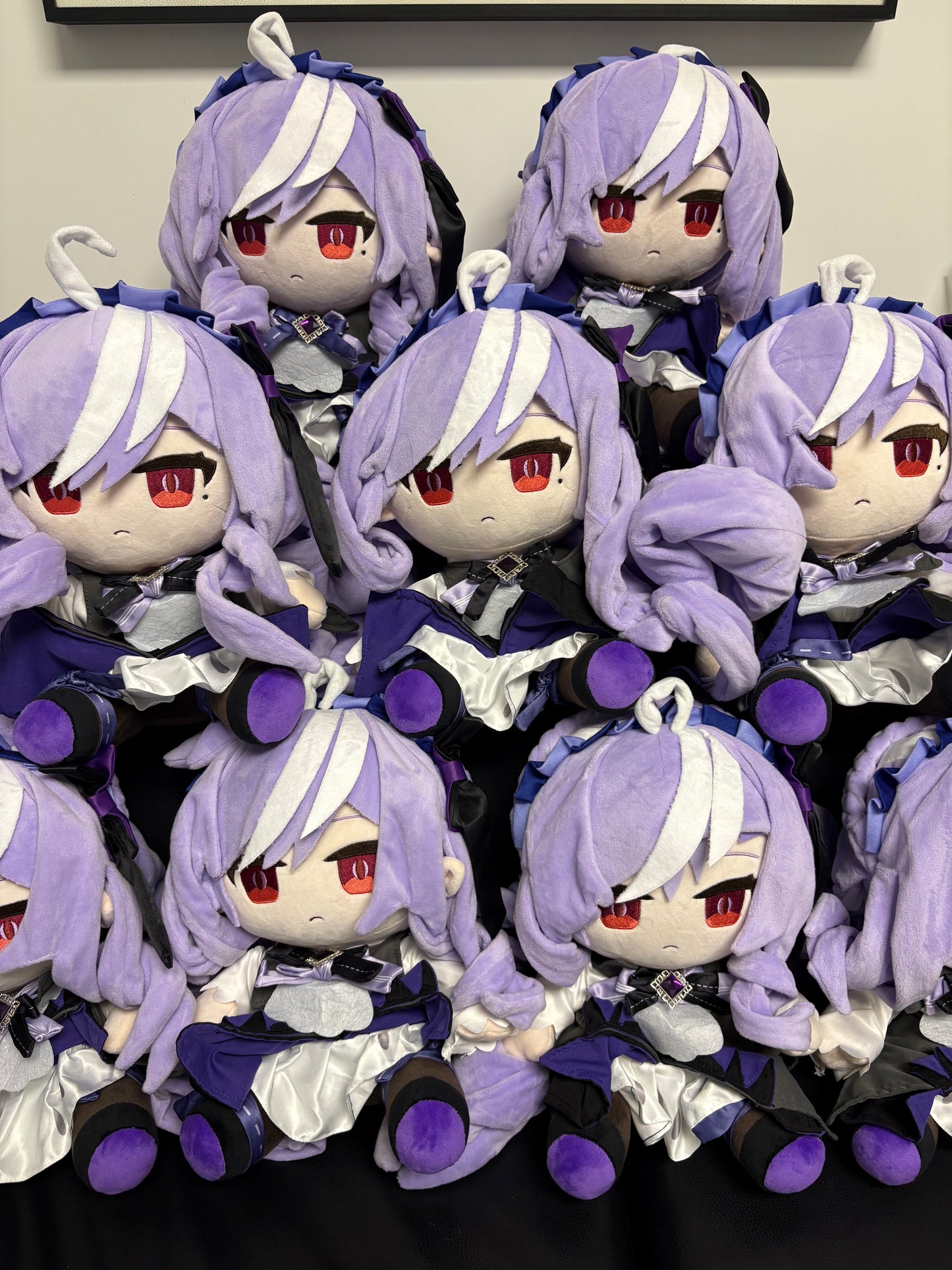 [Last Batch] Pre-sale Smile House Fanart With Clothes Plushies Big Eyes Ver Purple Detail Plush Doll 30CM