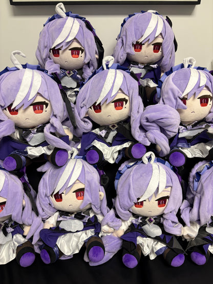 [Last Batch] Pre-sale Smile House Fanart With Clothes Plushies Big Eyes Ver Purple Detail Plush Doll 30CM