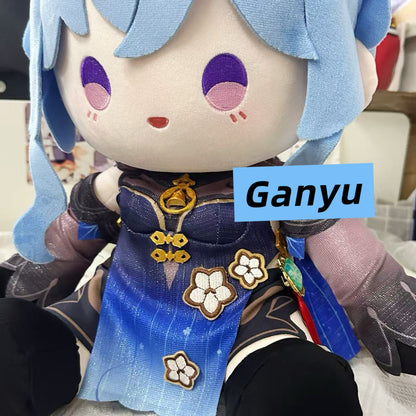 Smile House Genshin Impact Plushies Ganyu New Outfit Twilight Blossom Staring Eyes 40CM Plush Doll