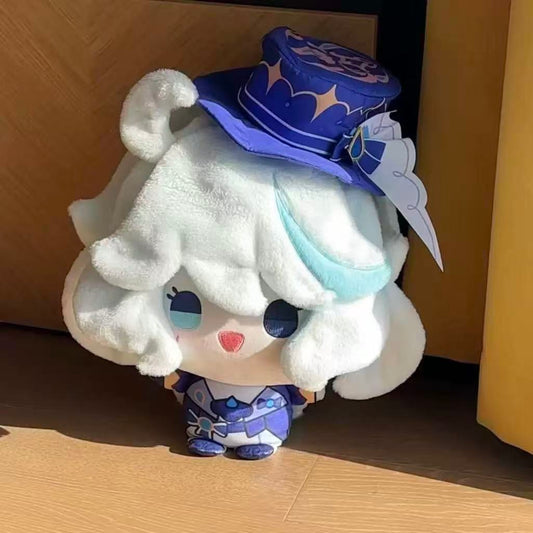 Smile House Fanmade Plushies Female Blue Big Head With Removable Hat 30CM Plush Doll