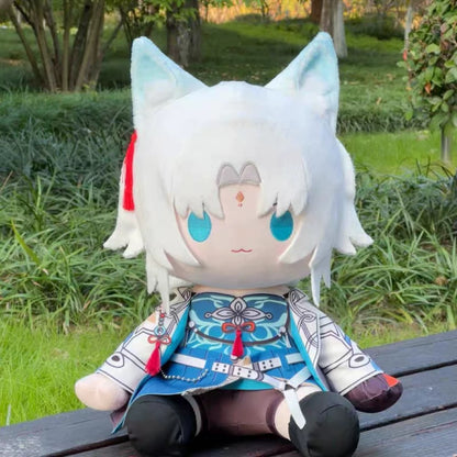 Smile House Fanmade Plushies Cat Ears Blue Ponytail Staring Ver 40CM Sitting Plush Doll