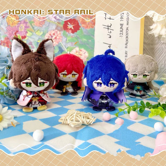 Smile House Honkai: Star Rail Cloak Plushies Tingyun Seele Himeko Qingque Cloak 12CM Plush Doll