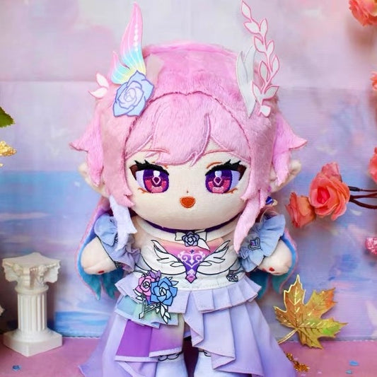 Smile House Fanmade Plushies Pink Hair Big Eyes Plush Doll 20CM