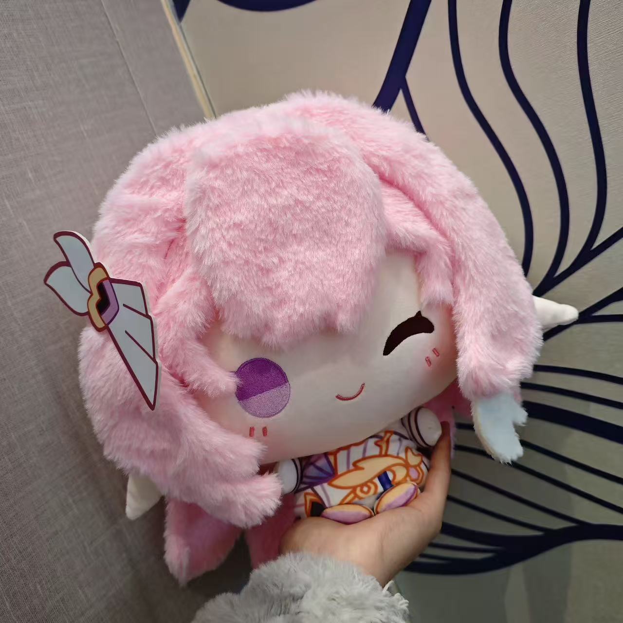 Smile House Fanmade Plushies Female Pink Big Head 30CM Plush Doll