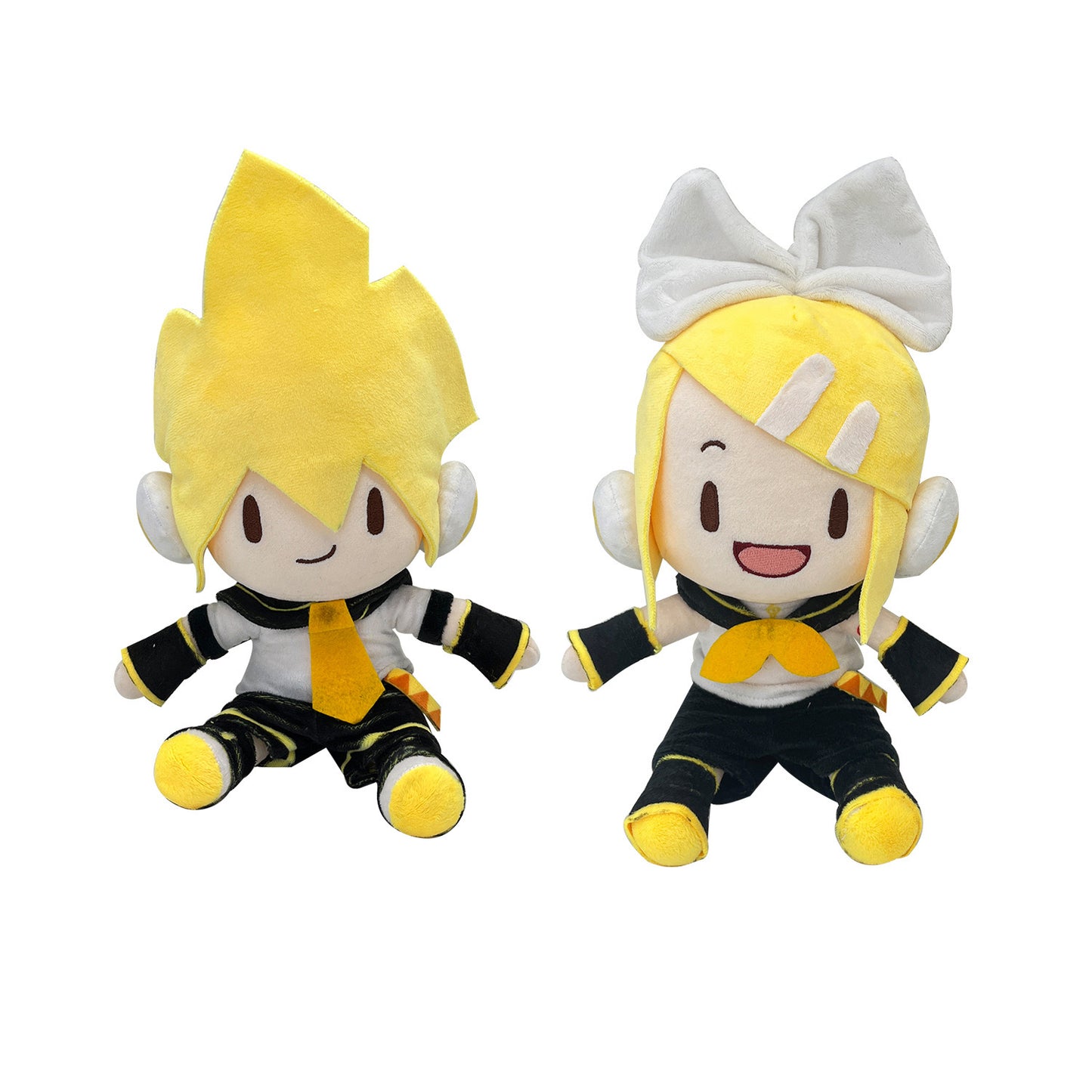 Smile House Green V Singer Twins Rin Len Plush Doll 28CM