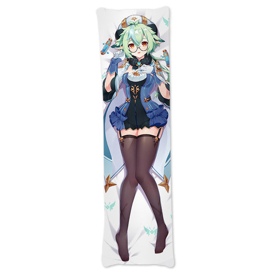 Smile House Genshin Impact Sucrose Body Pillow Cover Two Sides Image