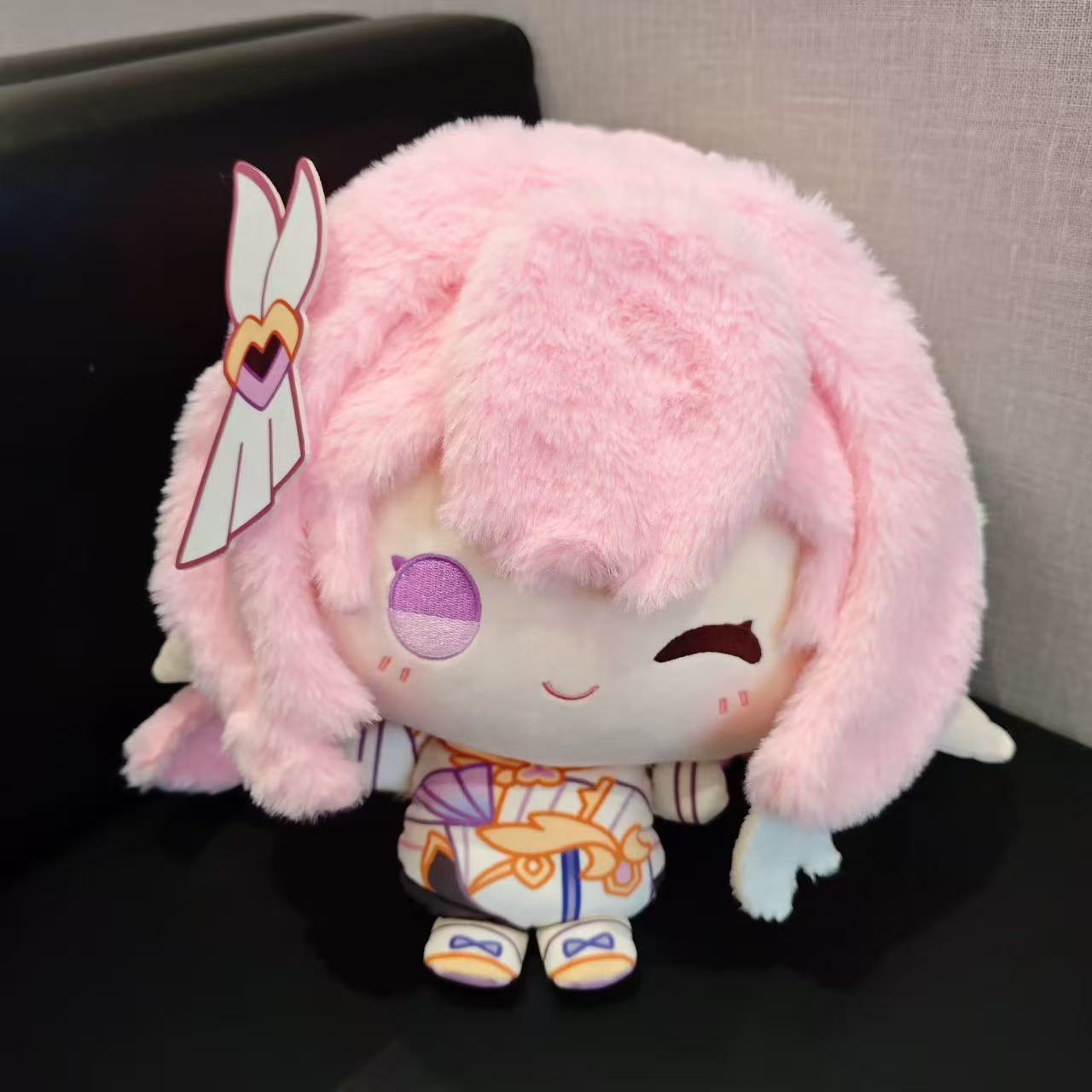 Smile House Fanmade Plushies Female Pink Big Head 30CM Plush Doll