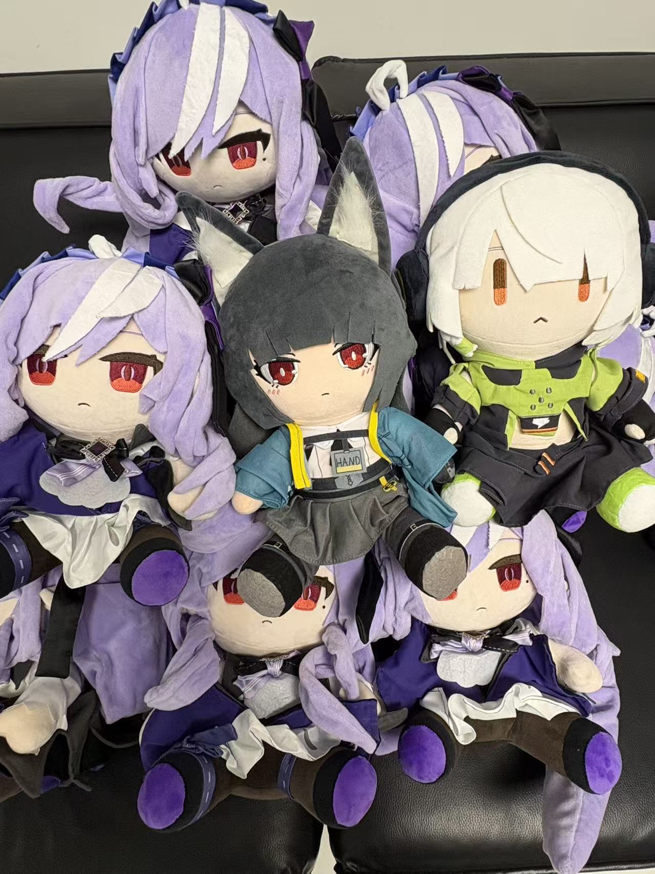 [Last Batch] Pre-sale Smile House Fanart With Clothes Plushies Big Eyes Ver Purple Detail Plush Doll 30CM