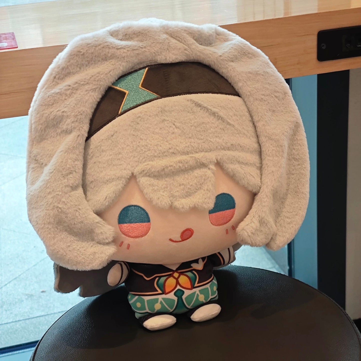 Smile House Fanmade Plushies Female Green Big Head 30CM Plush Doll