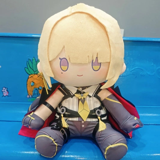 Smile House Zenless Zone Zero ZZZ Evelyn Chevalier Staring Eyes Plush Doll 40CM