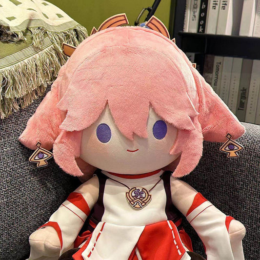 Smile House Genshin Impact Plushies Staring Yae Miko 40CM Plush Doll