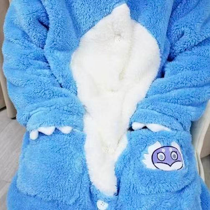 Smile House Fanmade Cute Plush Doll Blue Plushies Pajamas Sleepwear
