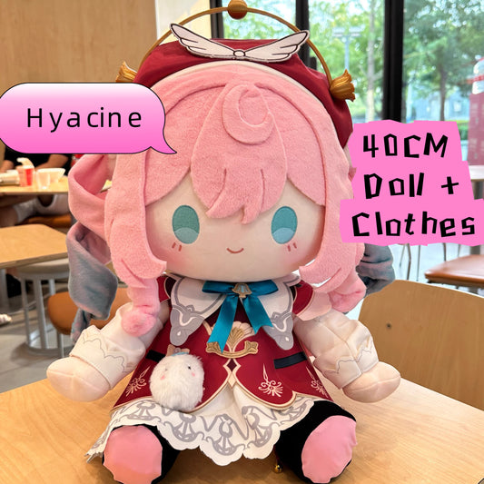 Smile House Honkai Star Rail Plushies Hyacine Staring Eyes Plush Doll 40CM