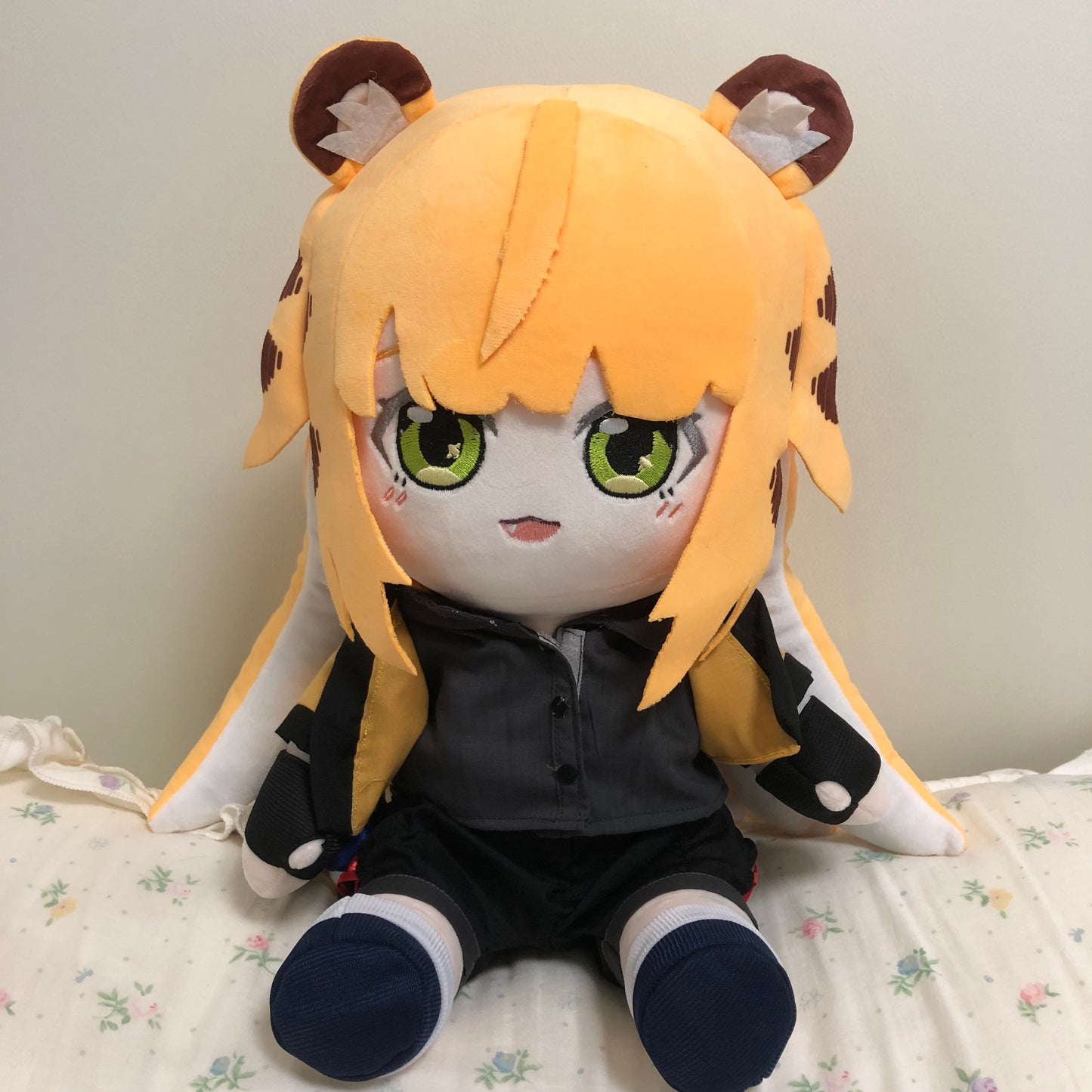 Smile House Fanart With Clothes Plushies Big Eyes Ver Yellow Hair Plush Doll 30CM Normal Ver
