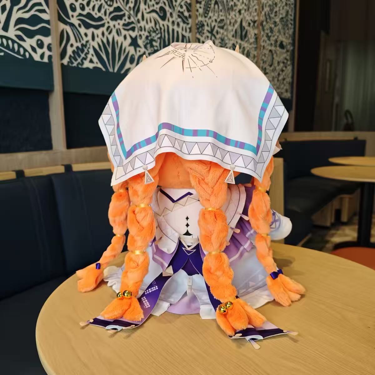 Smile House Fanart Plushies 40CM Staring Eyes Orange Hair Plush Doll Style16